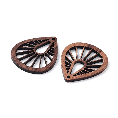 Walnut Wood Laser Cut Pendants WOOD-Q051-03G-1