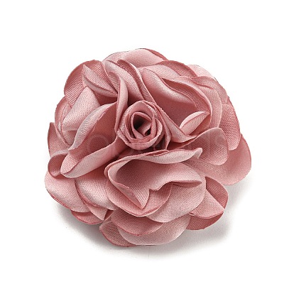 Fabric Rose Flower Brooch for Women JEWB-B011-01A-1