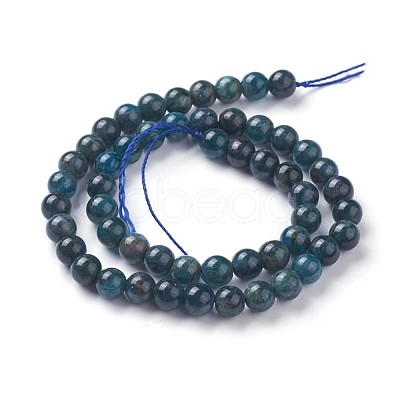 Natural Apatite Beads Strands G-F627-07-C-1