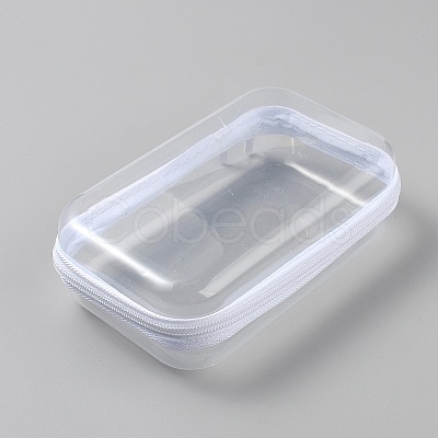 Portable Travel PVC Rectangle Packaging Zipper Boxes CON-WH20020-01D-1