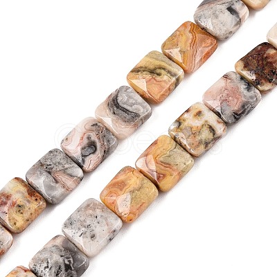 Natural Crazy Agate Beads Strands G-T138-164-1