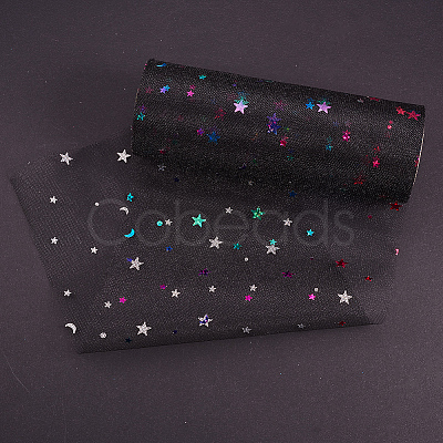 Star Sequin Deco Mesh Ribbons OCOR-BC0006-04O-1