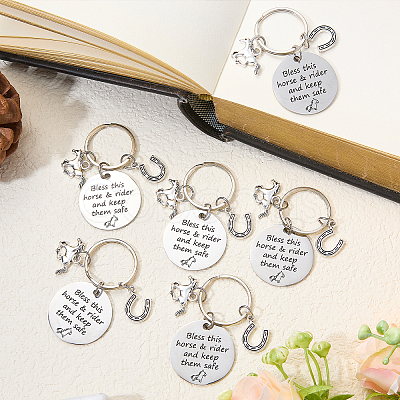 Western Style Alloy Keychains KEYC-SW00043-1