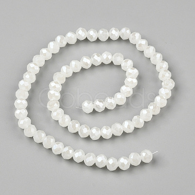 Electroplate Glass Beads Strands EGLA-A034-J10mm-A08-1