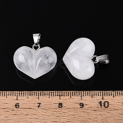Natural Quartz Crystal Chunky Pendants G-T143-19A-1