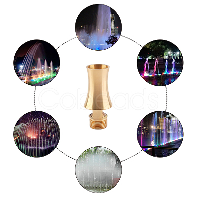 Adjustable Brass Fountain Nozzles AJEW-WH0092-20-1