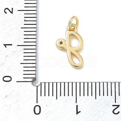 Brass Micro Pave Clear Cubic Zirconia Charms KK-D289-66G-G-1