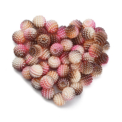 50Pcs Imitation Pearl Acrylic Beads OACR-YW0001-11C-1