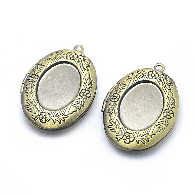 Brass Locket Pendants LS-KK-F717-18AB-NR-1