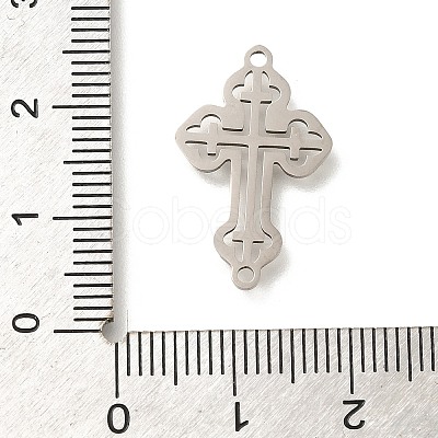 201 Stainless Steel Laser Cut Connector Charms STAS-R132-13P-1
