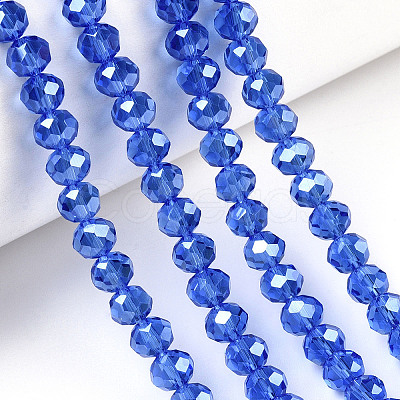 Electroplate Glass Beads Strands LS-EGLA-A034-T2mm-A32-1