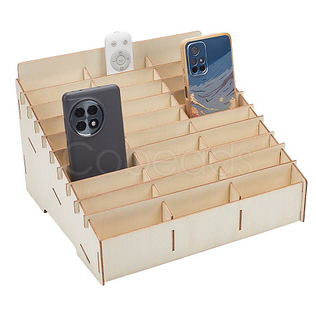30 Grids Plywood Board Display Riser AJEW-WH0609-017D-1