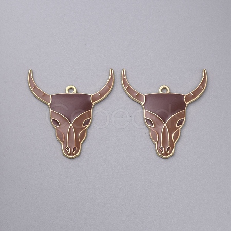 Cowboy Theme Alloy Enamel Pendants ENAM-CJC0012-050C-1