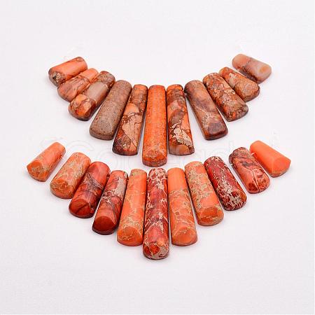 Natural Imperial Jasper Beads Strands G-P298-A01-1