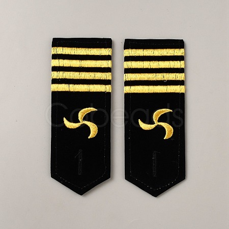 Polyester Fiber Epaulettes AJEW-WH0475-95D-1