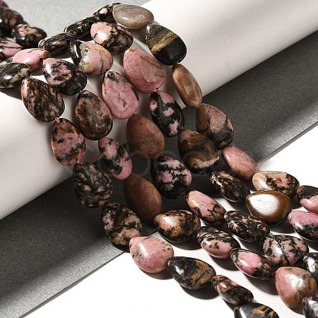 Natural Rhodonite Beads Strands G-I377-A16-1