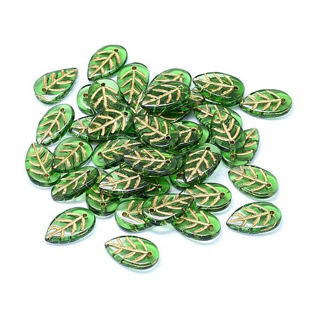 Transparent Glass Pendants GLAA-H016-08H-6-1