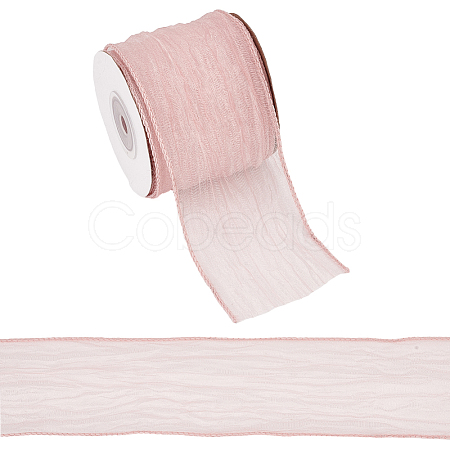 Organza Wrinkle Wired Ribbon OCOR-WH0078-278B-1