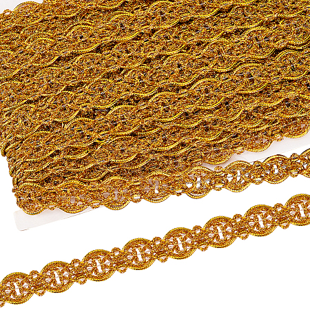 Filigree Corrugated Lace Ribbon OCOR-WH0080-64B-1