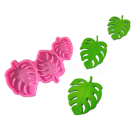 Leaf Food Grade Silicone Fondant Molds SOAP-PW0001-069A-1