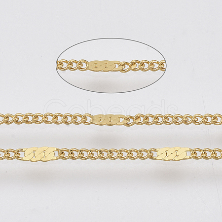 304 Stainless Steel Curb Chains STAS-R100-41-1