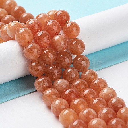 Dyed Natural Malaysia Jade Beads Strands X-G-G021-02C-12-1