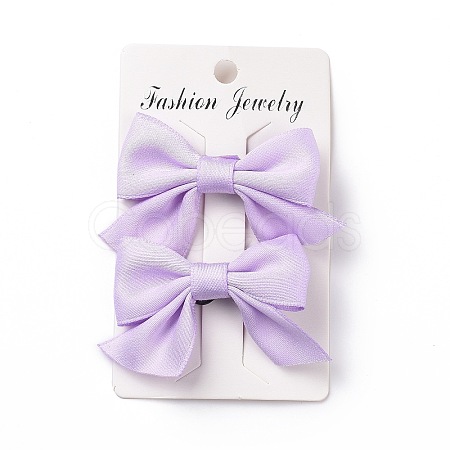 Solid Color Bowknot Cloth Alligator Hair Clip PHAR-D013-04C-1