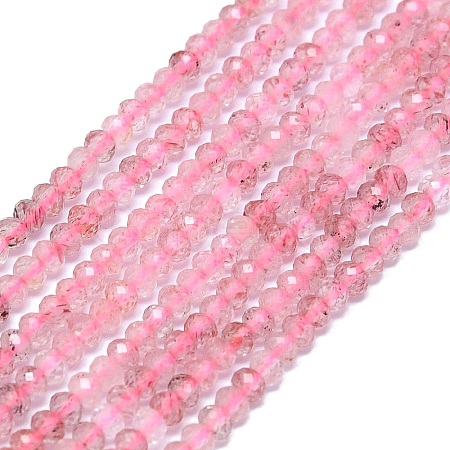 Natural Strawberry Quartz Beads Strands G-G106-A11-01-1