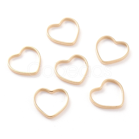 Brass Linking Rings KK-Y003-02D-G-1