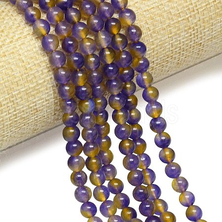 Natural Malaysia Jade Beads Strands G-B165-C04-4mm-1