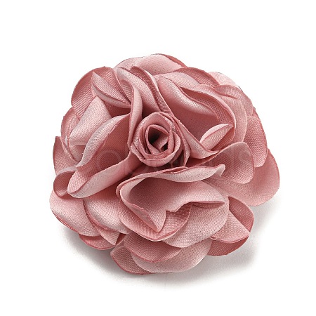 Fabric Rose Flower Brooch for Women JEWB-B011-01A-1
