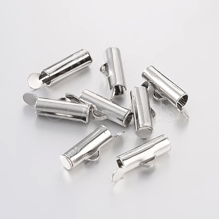 Iron Slide On End Clasp Tubes X-IFIN-L019-05-1