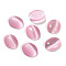 Cat Eye Cabochons, Oval, Pink, 40x30x5.5mm