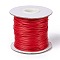 Korean Waxed Polyester Cord, Crimson, 1mm, about 85yards/roll