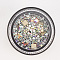 Glass Rhinestone Cabochons, Nail Art Decoration Accessories, Mixed Shapes, Crystal AB, 2~4x2~4x1~1.5mm, box size: 40x14mm