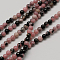 Natural Rhodonite Round Bead Strands, 2mm, Hole: 0.8mm, about 184pcs/strand, 16 inch