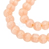 Glass Imitation Cat Eye Beads Strands GLAA-N075-01A-10-3