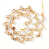 Natural Citrine(Heated) Beads Strands G-T141-47-2