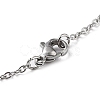 Non-Tarnish Grape Pendant Necklaces NJEW-Q335-03B-P-3