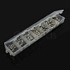 1 Box Mixed Platinum Plated Brass Cord Ends KK-X0061-P-NF-B-2