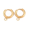 316 Stainless Steel Huggie Hoop Earring Findings EJEW-B158-01A-G-1