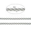 Tarnish Resistant 304 Stainless Steel Rolo Chains STAS-M032-42P-5.7mm-2