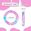 5Pcs Ring Food Grade Eco-Friendly Silicone Beads JX893I-2