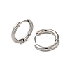 Tarnish Resistant 304 Stainless Steel Hoop Earrings EJEW-P177-P-22-2