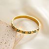 304 Stainless Steel Micro Pave Cubic Zirconia Bangles FS-WGAAFE2-01-3