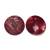 Spray Painted Natural Akoya Shell Pendants SHEL-F007-15B-13-2