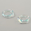 Candy Color Plastic Twist Wave Finger Ring for Women RJEW-WH0004-26A-2