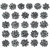 520Pcs 26 Style Opaque Acrylic Beads SACR-YW0001-51-1