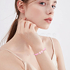 Alloy Enamel Bowknot Link Bracelets BJEW-BM0001-02-5