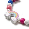 Maple Wood & Acrylic Jewelry Set SJEW-C003-02K-2